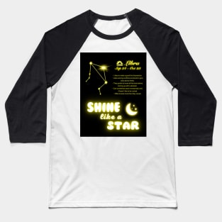 Shine Like A Star - Libra Baseball T-Shirt